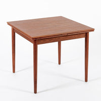 Mid Century Danish Teak Extendable Dining Table by Poul Volther for Frem Rojle
