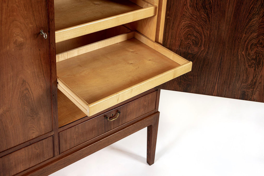 Large Mid Century Danish Modern Rosewood Cabinet 1960s