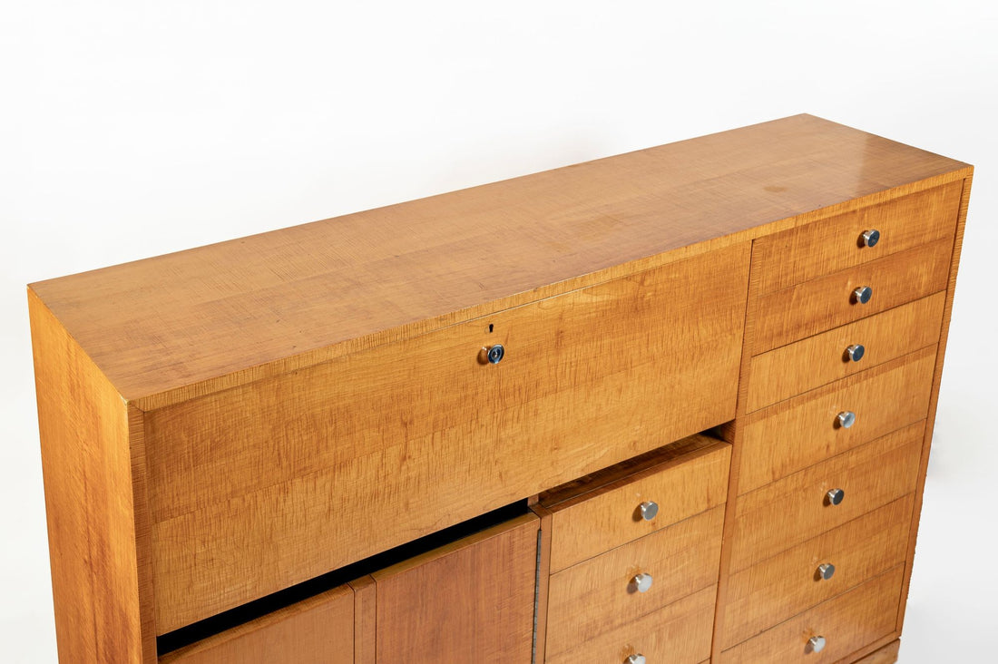 Philip Johnson Mid-Century Modern Custom Dry Bar or Cocktail Cabinet, 1953