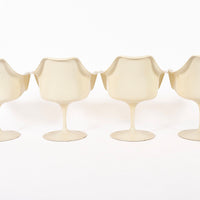 Original Fiberglass Tulip Arm Chairs by Eero Saarinen for Knoll 1970s