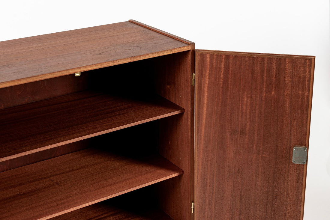Mid Century Danish Modern Teak Wood Storage or Bar Cabinet