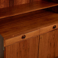 Mid-Century Modern Swedish Rosewood Wall Unit Bookcase by Bertil Fridhagen for Bodafors, 1960s