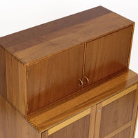 Mid Century Danish Teak Wood Storage Cabinet by Soborg Mobler - 2 Available