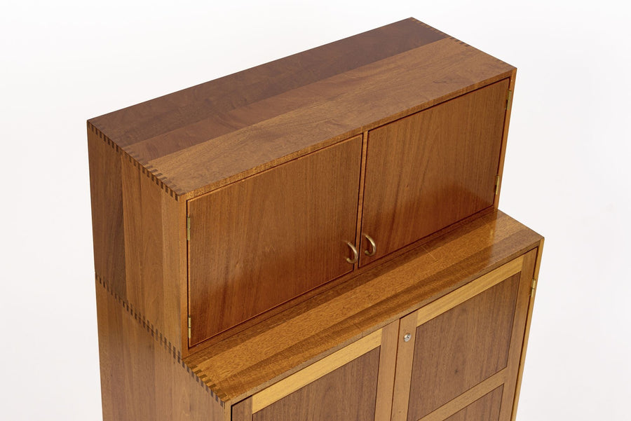 Mid Century Danish Teak Wood Storage Cabinet by Soborg Mobler - 2 Available