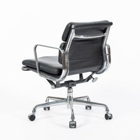 Eames for Herman Miller Soft Pad Black Leather Desk Chair 2000s