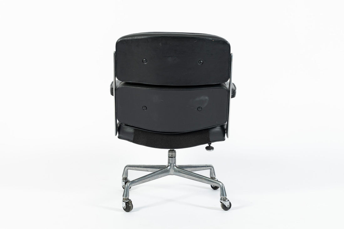 Eames Time Life Executive Chair Herman Miller Black Leather Office Chair 1981