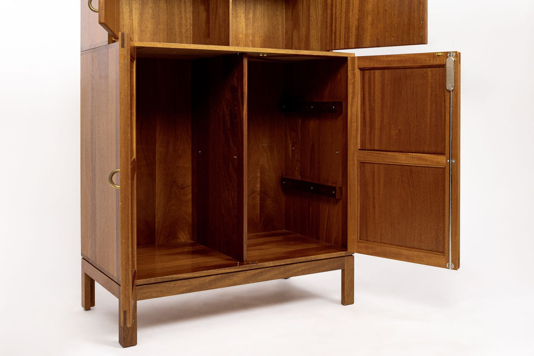 Mid Century Danish Teak Wood Storage Cabinet by Soborg Mobler - 2 Available