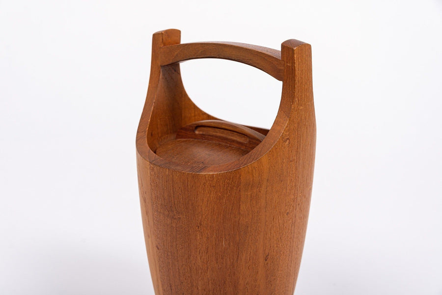 Mid Century Danish Modern Teak Ice Bucket by Jens H. Quistgaard for Dansk