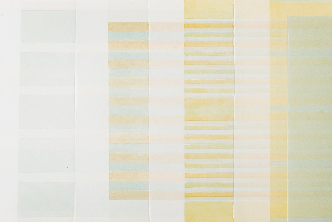 Agnes Martin Limited Edition Lithograph Print Set of 10, Minimalist Abstract Wall Art, 1990s