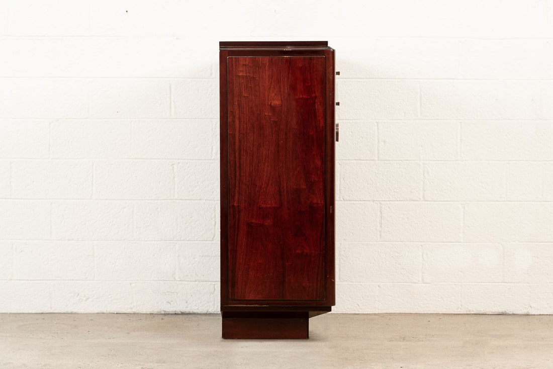 Antique Art Deco Wood Sideboard Credenza or Bar, Matching Table Available