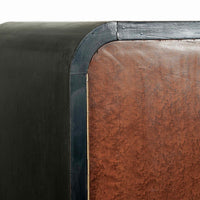 Antique Art Deco Maple Wood Mirrored Armoire Cabinet 1930s