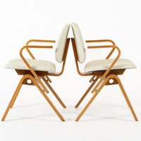 Mid Century Plywood Arm Chairs by Joe Atkinson for Thonet