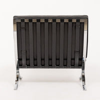 Mid Century Black Barcelona Chair by Mies van der Rohe for Knoll