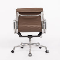 Eames for Herman Miller Brown Leather Office Chair Soft Pad 2000s