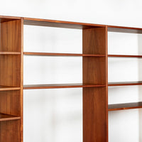 Mid-Century Modern Teak Wall Unit Bookcase RY100 by Hans Wegner for Ry Møbler, 1960s
