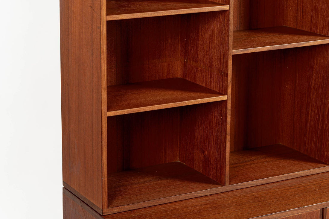 Danish Mid-Century Modern Teak Bookcase Cabinet by Peter Løvig Nielsen, 1960s