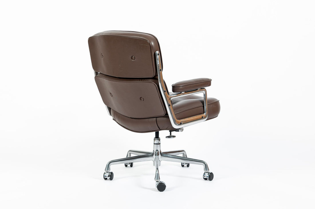 Eames Herman Miller Time Life Brown Leather Office Chair 2017