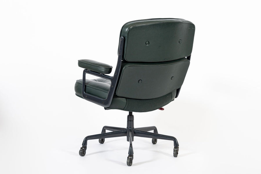 Green Leather Time Life Office Chair by Eames for Herman Miller 1996