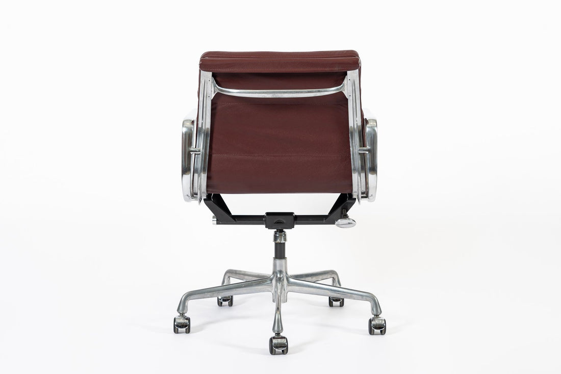 Eames for Herman Miller Red Leather Office Chair 2000s