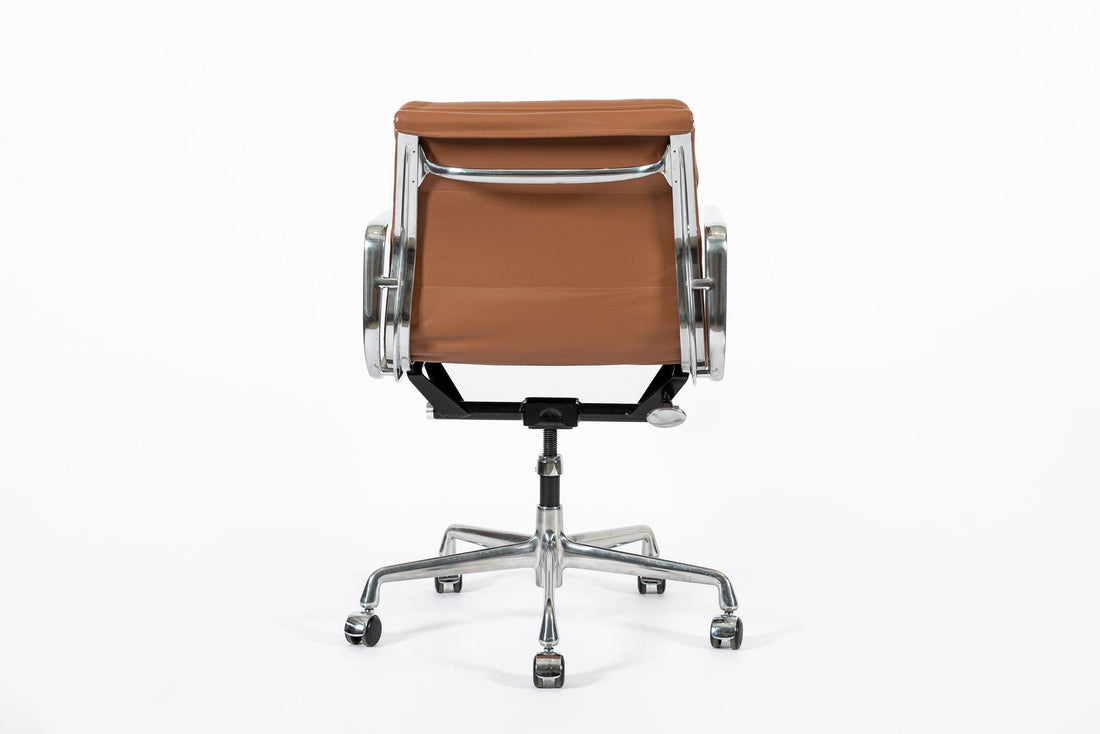 Eames for Herman Miller Brown Leather Office Chair 2000s