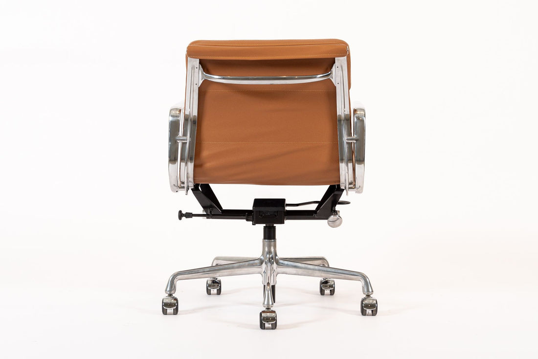 Eames for Herman Miller Brown Leather Office Chair 2000s