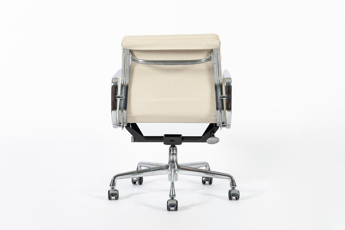 Eames for Herman Miller Tan Cream Office Chair in Schumacher VEGAN Leather