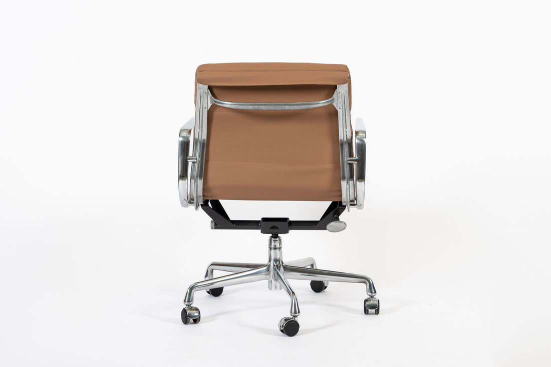 Eames for Herman Miller Aluminum Group Office Chair in Schumacher VEGAN Leather