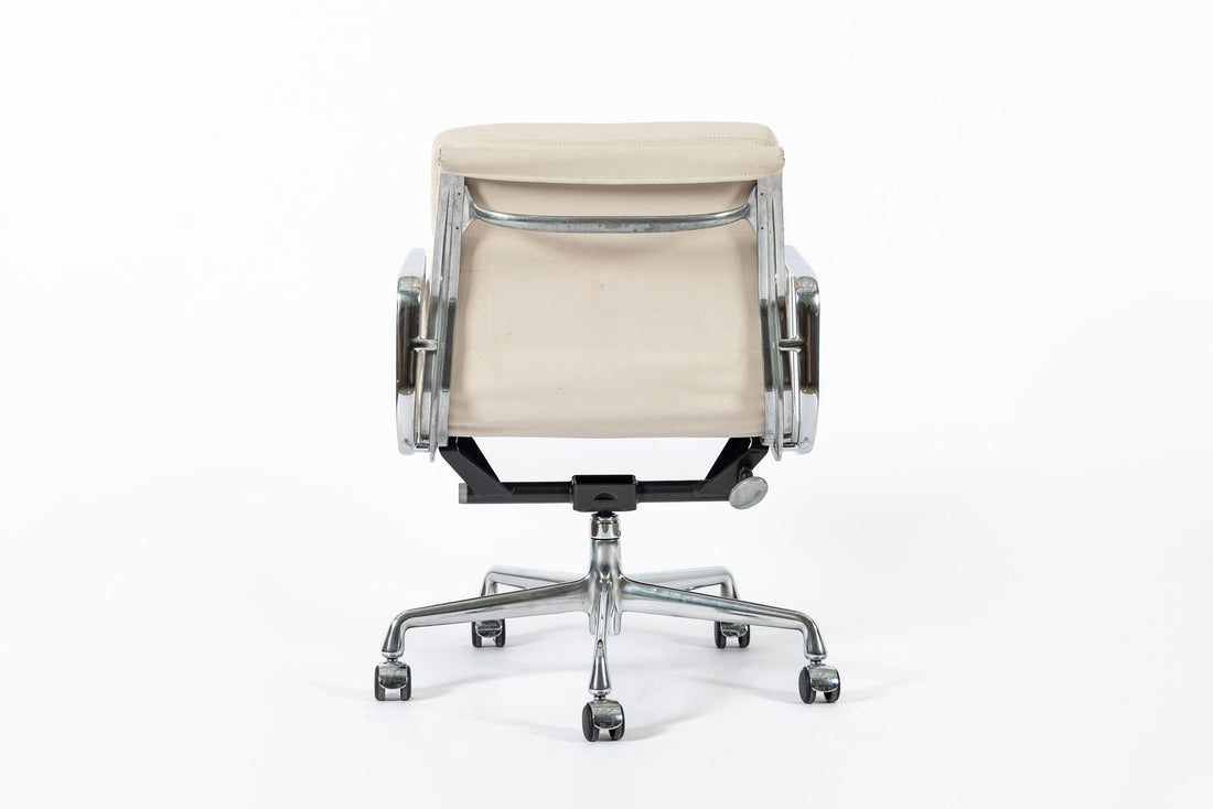 Eames for Herman Miller Tan Cream Office Chair in Schumacher VEGAN Suede