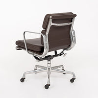 Herman Miller Eames Dark Brown Leather Desk Chair Soft Pad