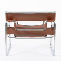 Mid Century Wassily Brown Lounge Chair by Marcel Breuer for Gavina