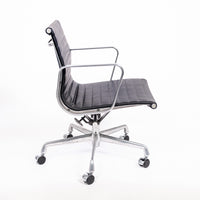 Mid Century Black Aluminum Group Chair by Eames for Herman Miller