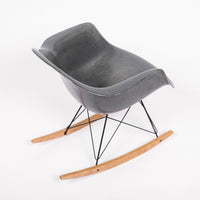 Vintage Mid Century RAR Gray Rocking Chair by Eames for Herman Miller, 1959