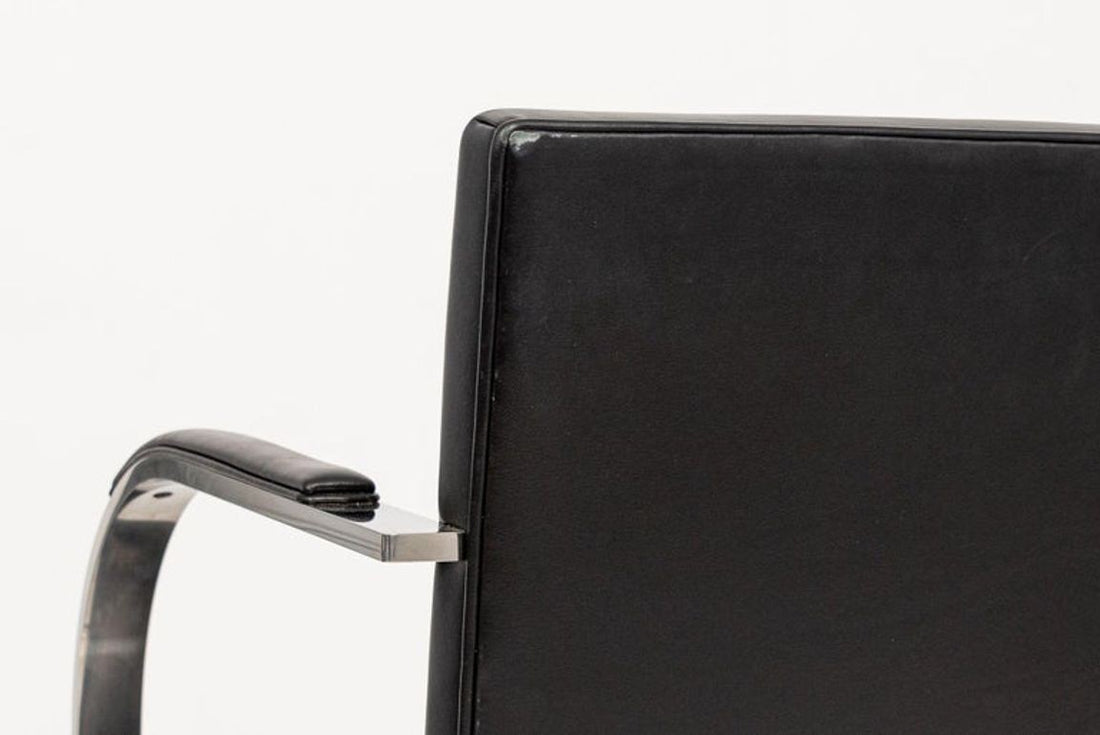 Mid Century Black Brno Chairs by Mies van der Rohe for Knoll Set of 4