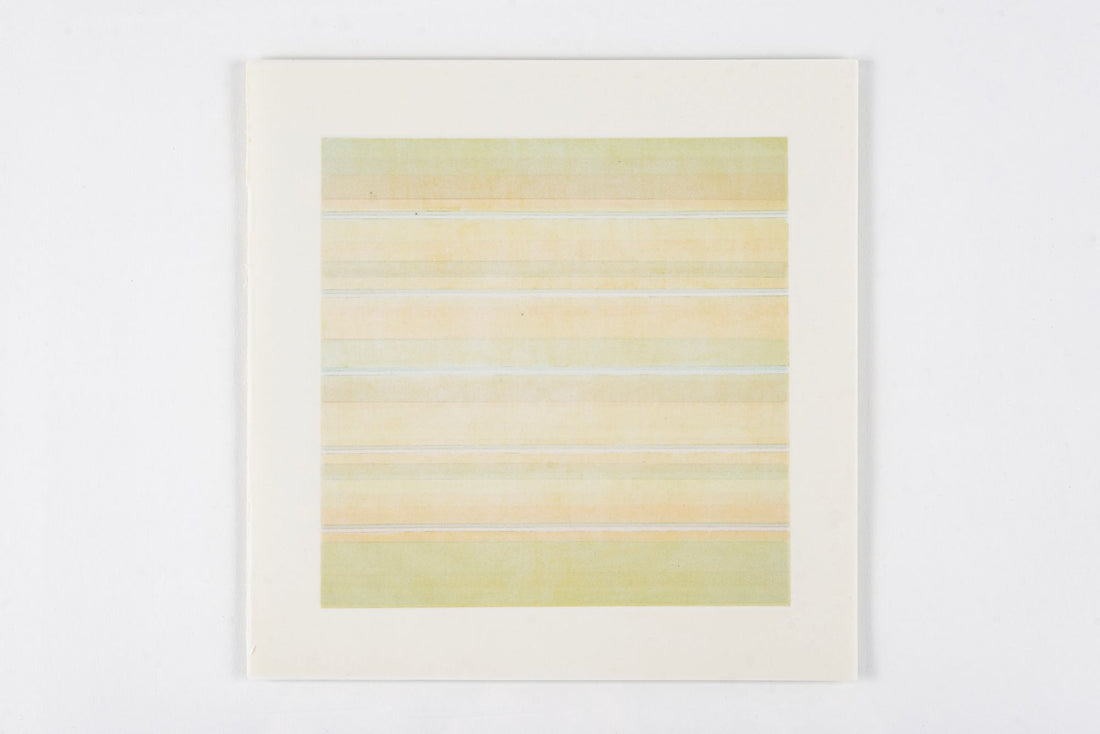 Agnes Martin Limited Edition Lithograph Print Set of 10, Minimalist Abstract Wall Art, 1990s