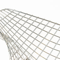 Mid Century Silver Diamond Wire Chair by Bertoia for Knoll