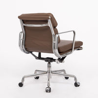 Eames for Herman Miller Brown Leather Office Chair Soft Pad 2000s