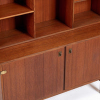 Danish Mid-Century Modern Teak Bookcase Cabinet by Peter Løvig Nielsen, 1960s