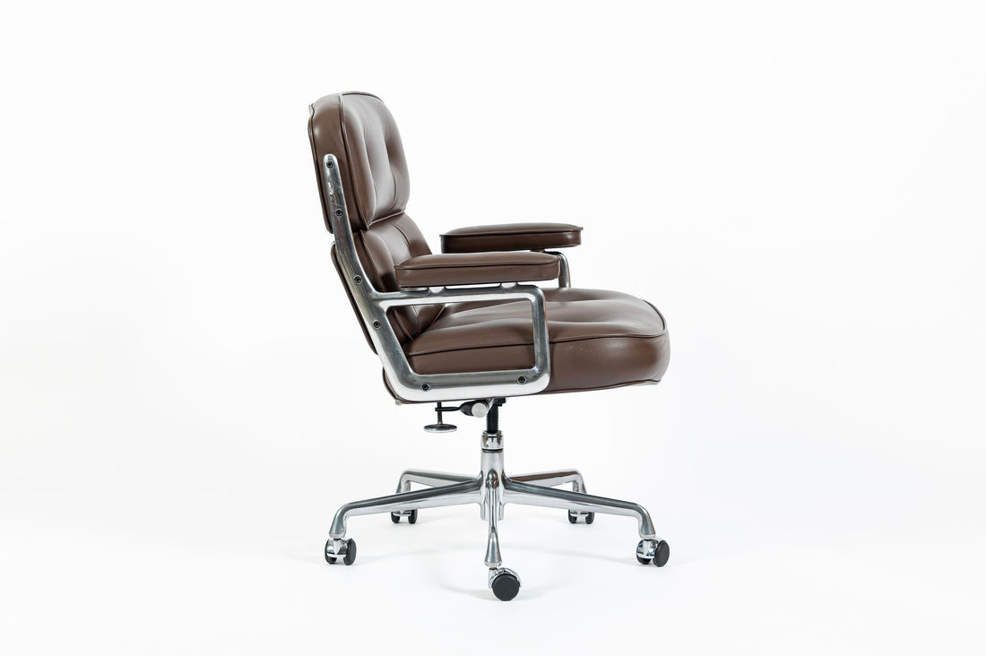 Eames Herman Miller Time Life Brown Leather Office Chair 2017