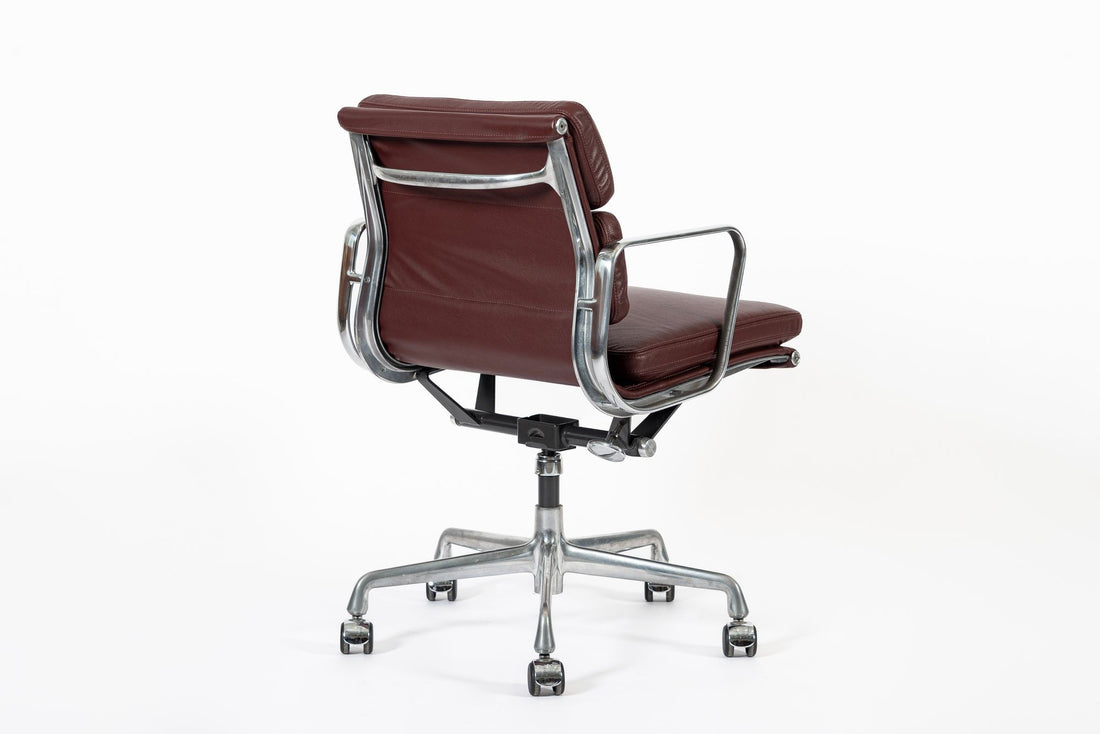 Eames for Herman Miller Red Leather Office Chair 2000s