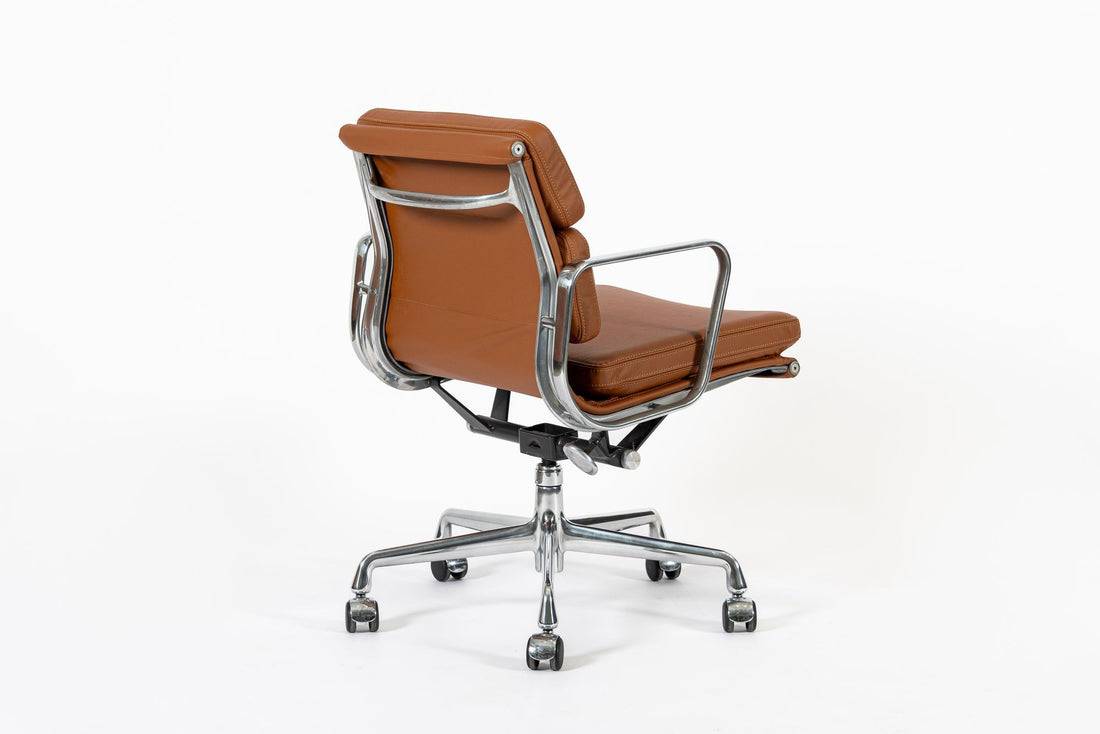 Eames for Herman Miller Brown Leather Office Chair 2000s