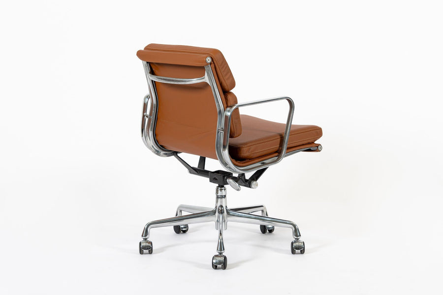 Eames for Herman Miller Brown Leather Office Chair 2000s