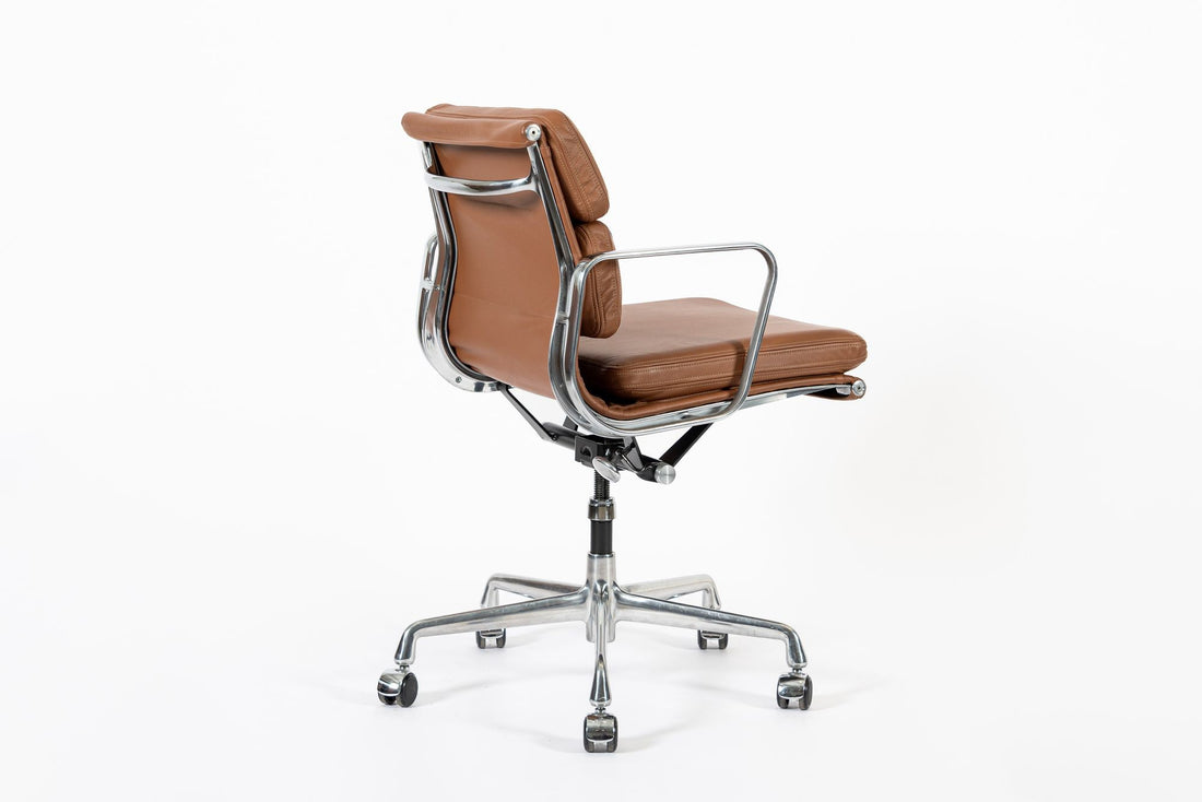 Eames for Herman Miller Brown Leather Office Chair 2000s