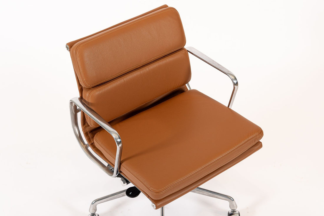 Eames for Herman Miller Brown Leather Office Chair 2000s