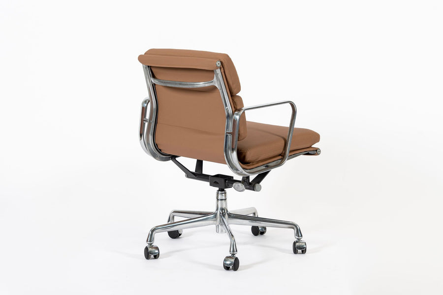 Eames for Herman Miller Aluminum Group Office Chair in Schumacher VEGAN Leather