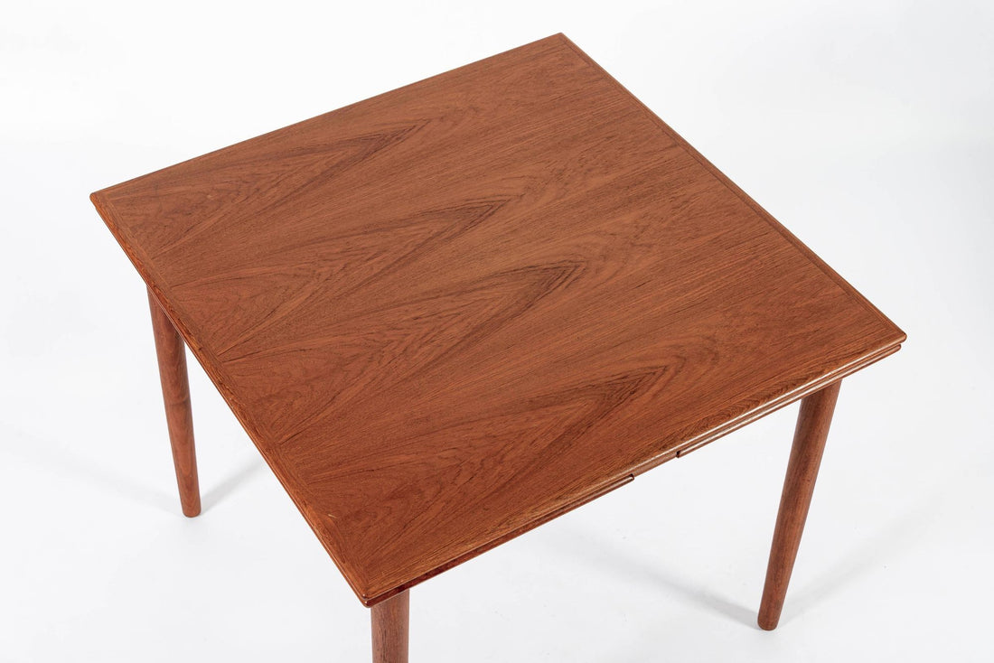 Mid Century Danish Teak Extendable Dining Table by Poul Volther for Frem Rojle