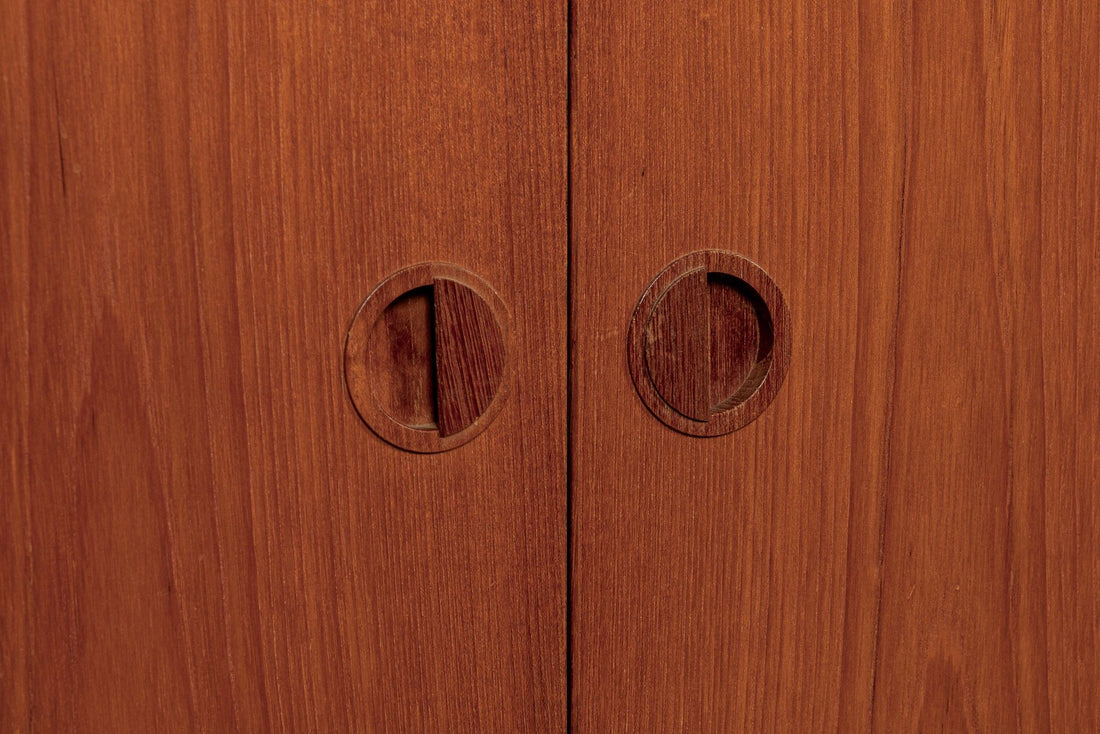 Large Mid Century Danish HG Teak Wood Modular Wall Unit Shelving & Bookcase