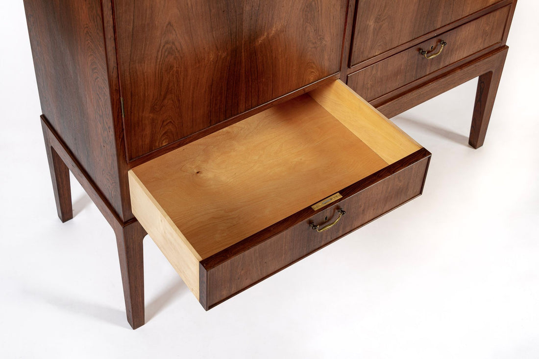 Large Mid Century Danish Modern Rosewood Cabinet 1960s