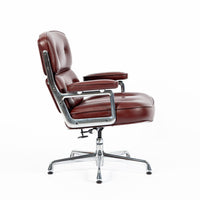 Eames Herman Miller Time Life Lobby Red Leather Office Chair