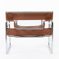 Mid Century Brown Wassily Lounge Chair by Marcel Breuer