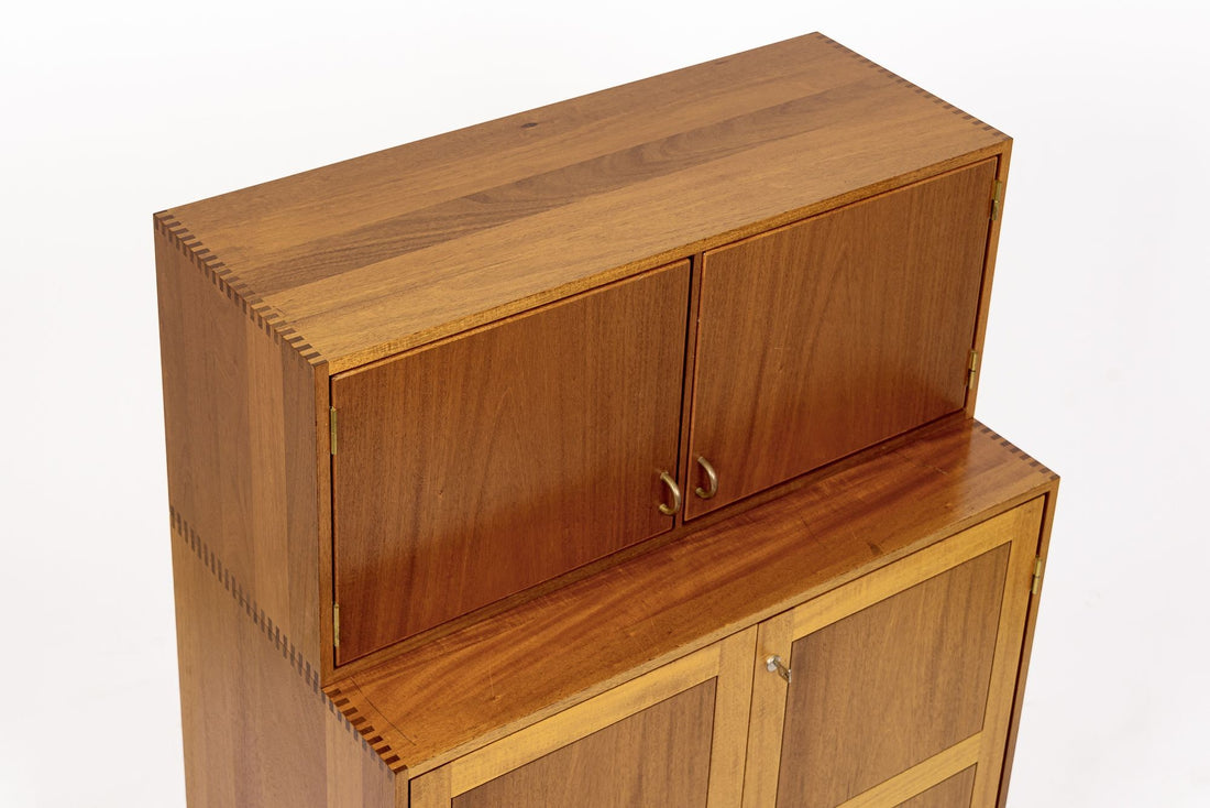 Mid Century Danish Teak Wood Storage Cabinet by Soborg Mobler - 2 Available